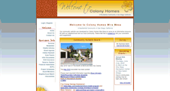 Desktop Screenshot of colonyhomes.org