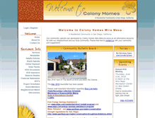 Tablet Screenshot of colonyhomes.org